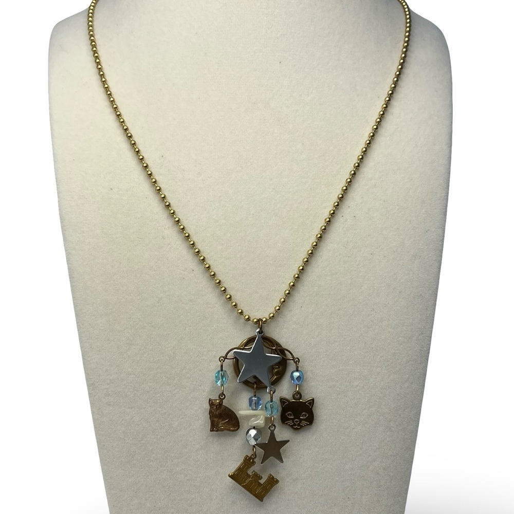 Vintage Isle of Magic Charm Necklace